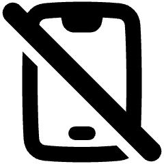 Phone Off Icon from Plump Solid Set