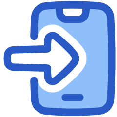 Phone Open In Mobile Icon from Plump Duo Set