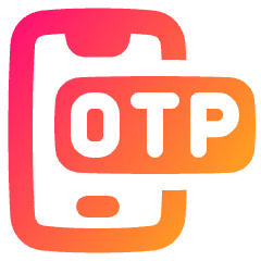 Phone Otp Icon from Plump Gradient Set