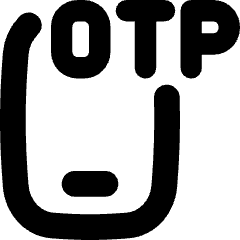 Phone Otp Icon from Flex Solid Set