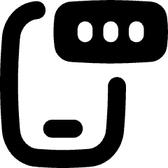 Phone Password Icon from Flex Solid Set