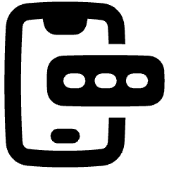 Phone Password Icon from Plump Solid Set