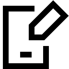 Phone Pen 1 Icon from Sharp Line Set