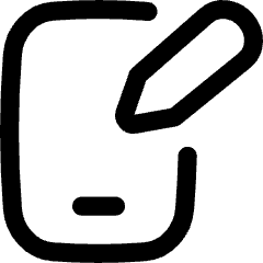 Phone Pen 1 Icon from Flex Line Set