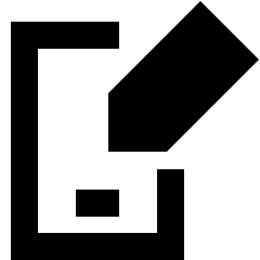 Phone Pen 1 Icon from Sharp Solid Set