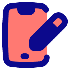Phone Pen 1 Icon from Plump Pop Set