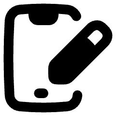 Phone Pen 1 Icon from Plump Remix Set