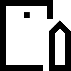 Phone Pen 2 Icon from Sharp Line Set