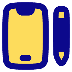 Phone Pen 2 Icon from Plump Pop Set