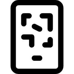 Phone Qr Icon from Core Line Set
