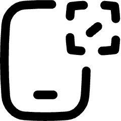 Phone Qr Icon from Flex Line Set