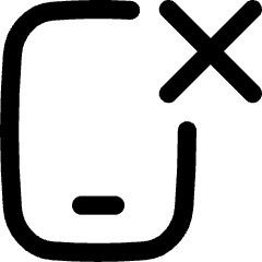Phone Remove Deny Icon from Flex Line Set