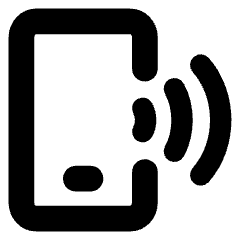 Phone Ringing 2 Icon from Core Solid Set