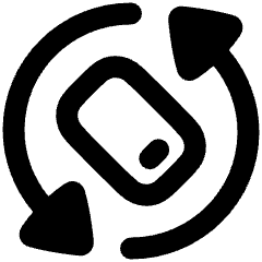 Phone Rotate Mobile Icon from Plump Remix Set