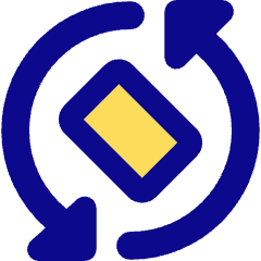 Phone Rotate Mobile Icon from Core Pop Set