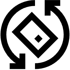 Phone Rotate Mobile Icon from Sharp Line Set