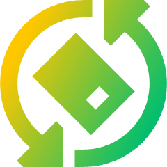 Phone Rotate Mobile Icon from Sharp Gradient Set