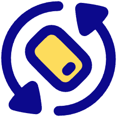 Phone Rotate Mobile Icon from Plump Pop Set