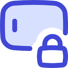 Phone Screen Lock Landscape Icon from Flex Duo Set
