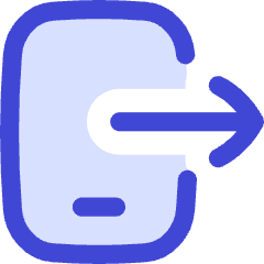 Phone Send To Mobile Icon from Flex Duo Set
