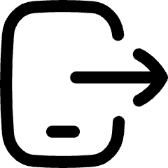 Phone Send To Mobile Icon from Flex Line Set