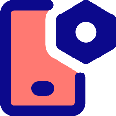 Phone Setting Bolt Nut Icon from Core Pop Set