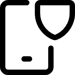 Phone Shield Icon from Core Line Set