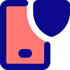 Phone Shield Icon from Core Pop Set