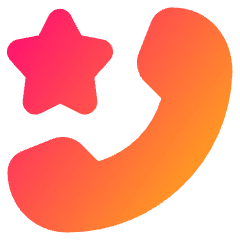 Phone Star Icon from Plump Gradient Set