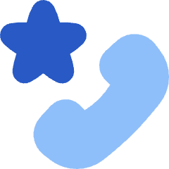 Phone Star Icon from Flex Flat Set