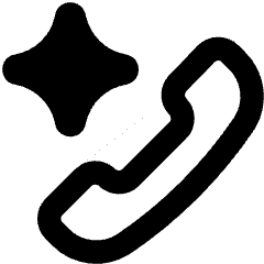 Phone Star Icon from Core Remix Set