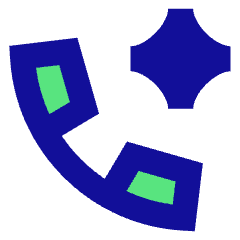Phone Star Icon from Sharp Pop Set