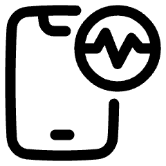 Phone Status Icon from Plump Line Set