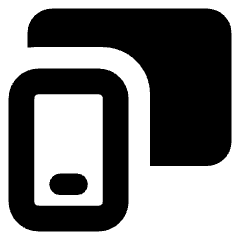 Phone Telephone Project Screen Icon from Core Solid Set