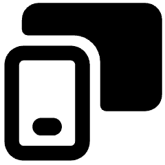 Phone Telephone Project Screen Icon from Core Remix Set