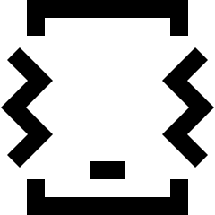 Phone Vibrate Icon from Sharp Line Set