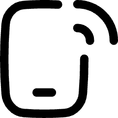Phone Wifi Icon from Flex Line Set