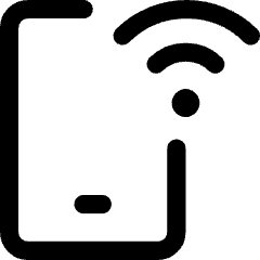 Phone Wifi Icon from Core Line Set