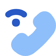 Phone Wifi Calling Bar 2 Icon from Flex Flat Set