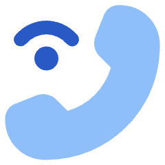 Phone Wifi Calling Bar 2 Icon from Plump Flat Set