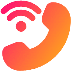 Phone Wifi Calling Bar 3 Icon from Plump Gradient Set