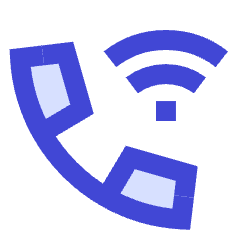Phone Wifi Calling Bar 3 Icon from Sharp Duo Set