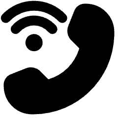 Phone Wifi Calling Bar 3 Icon from Plump Solid Set