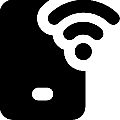 Phone Wifi Icon from Core Solid Set