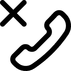 Reject Call Icon from Core Line Set