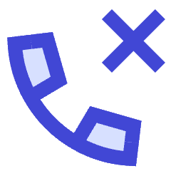 Reject Call Icon from Sharp Duo Set