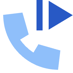 Resume Phone Call Icon from Sharp Flat Set