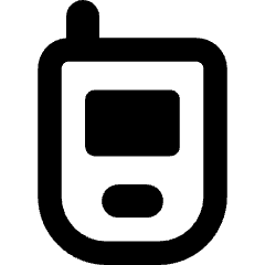 Retro Phone Icon from Core Remix Set