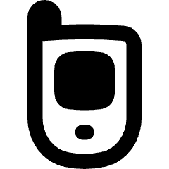 Retro Phone Icon from Flex Remix Set