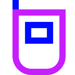 Retro Phone Icon from Sharp Neon Set